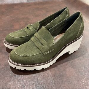 Blondo Olive Suede Women's Loafers